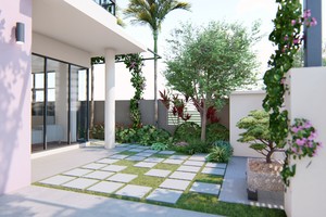 Thiết kế sân vườn Biệt thự Gamuda