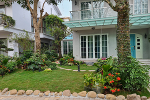 Thi công sân vườn Biệt thự Mimosa - Ecopark 