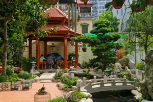 Hồ Koi biệt thự An Đào C
