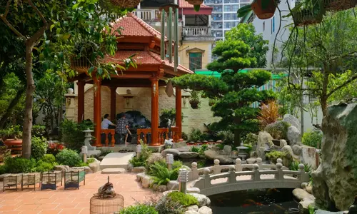 Hồ Koi biệt thự An Đào C