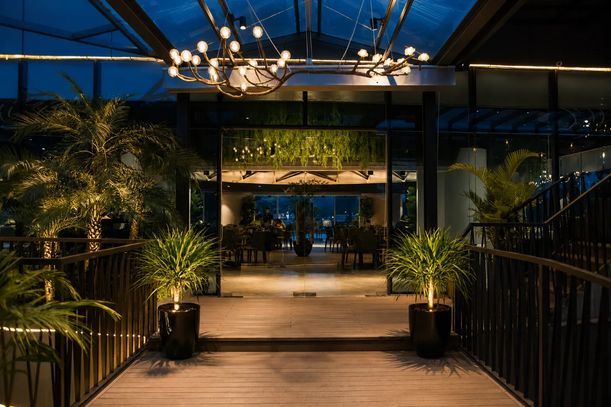Thiết kế - Thi công sân vườn nhà hàng Bay Buffet Hồ Tây — ảnh 3