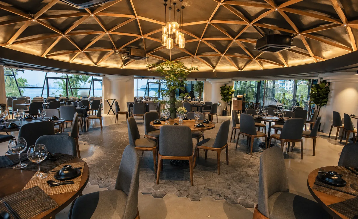 Thiết kế - Thi công sân vườn nhà hàng Bay Buffet Hồ Tây — ảnh 8