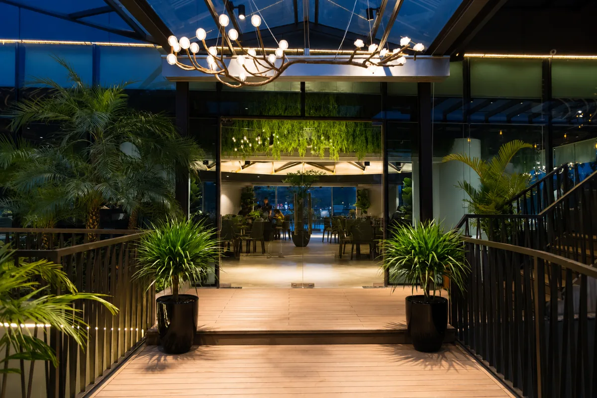 Thiết kế - Thi công sân vườn nhà hàng Bay Buffet Hồ Tây — ảnh 9