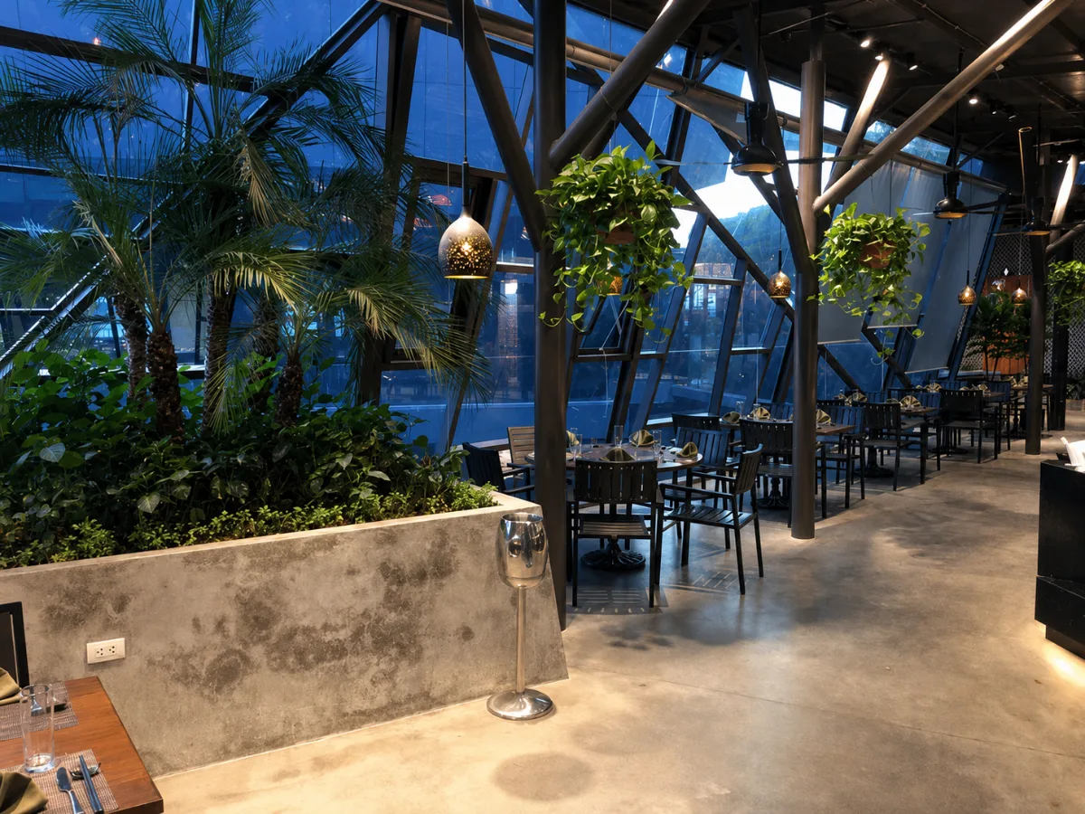 Thiết kế - Thi công sân vườn nhà hàng Bay Buffet Hồ Tây — ảnh 11